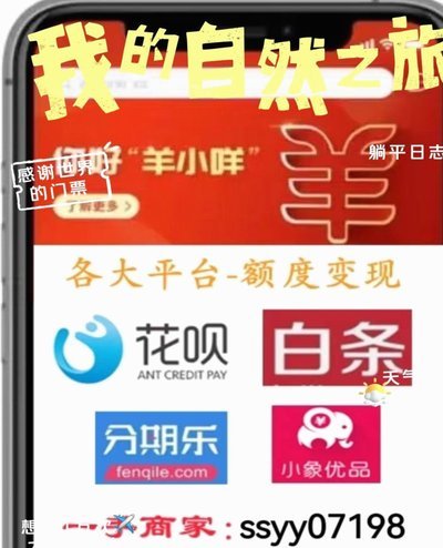 羊小咩享花卡包消费额度提现