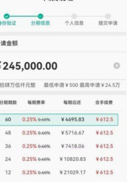 2025分期乐临时额度